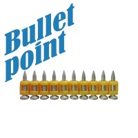 Усиленные дюбель-гвозди по бетону, металлу Toua тип CN MG Bullet-Point 17